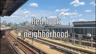 ⁴ᴷ⁶⁰ Walking around Red Hook Brooklyn neighborhood