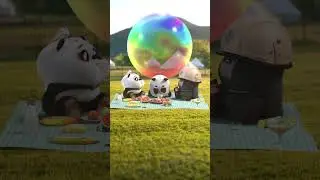 Rainbow fart #熊猫 #shorts #funny