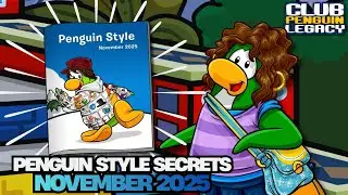 NOVEMBER 2025 PENGUIN STYLE SECRETS 🛍️ | Club Penguin Legacy