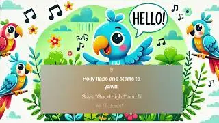 Polly the Parrot Song! Funny Talking Parrot for Kids! #KidsSongs #NurseryRhymes #ParrotSong