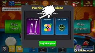 Upgrade Invisible cue in your account 8ballpool 2018