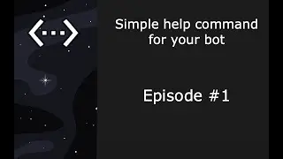 BDFD | Create a simple help command for your Discord bot