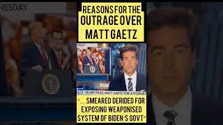 Matt Gaetz roasts liberals as they reject him as Attorney General. #trump #election