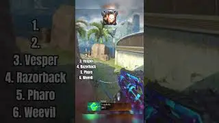 Ranking every SMG in BO3 #callofduty #nostalgia