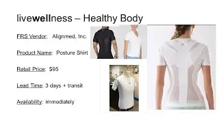 Alignmed   Posture Shirt Merchandising Virtual Presentation