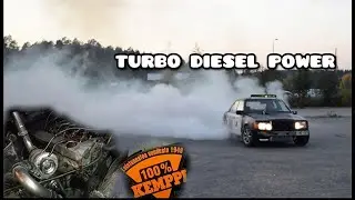 Burnout, MB w124, om602, Holset HX40w, 7mm  superpump