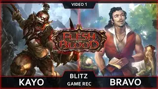 Берсерк мод активирован! Блиц Flesh and Blood TCG. Kayo (Brute) vs Bravo (Guardian).