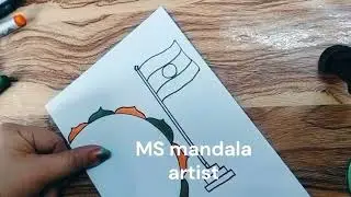 Republic Day Card Making / Happy Republic Day #shorts #republicday #flag