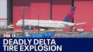 Delta employees killed by exploding plane tire in Atlanta: Report | FOX 13 Seattle