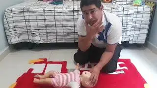 Desobstrução de Bebê engasgado - OVACE lactente