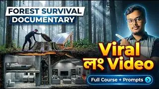 How to Create Forest Survival Videos Using FREE AI | viral Forest Survival Videos | Hasan Skill Zone