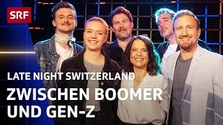 Zwischen Boomer und Gen-Z mit Mona Vetsch, Tom Gisler | Comedy | Late Night Switzerland | SRF