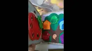 Baby felt busy early education cloth book the dress board Velcro toy quiet book enlightenment