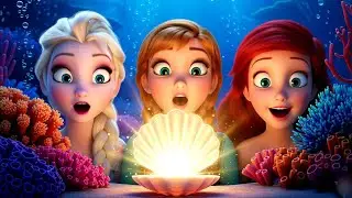 Disney Princess Crossover | Frozen Meets The Little Mermaid 🧜&zwj;♀️🪅