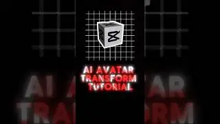 How to make  avatar face transformation with Capcut Ai #Shorts #CapCutAI #AIAvatar #AIEditing
