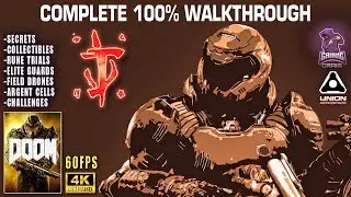 Doom 2016 Complete 100% Walkthrough mit Kommentar #secrets #collectibles #challenges #runes