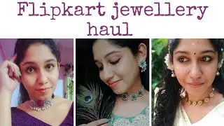 Flipkart jewellery haul 🤩Haul video| Review| Online shopping| My accessories| Fashion vlog|