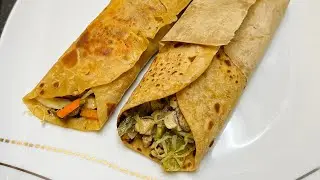 CHICKEN ROLL | HEALTHY |LOADED WITH VEGGIES  | TASTY RECIPE