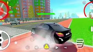 Погония на BMW M5 E60 3 экипажа гонится за мное в car simulator 2