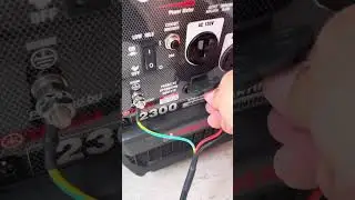 A-iPower 1800W Generator Cable Pairing.