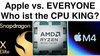 Apple’s M4 Dethroned? Snapdragon X Elite and AMD’s Strix Point compared to Apple Silicon