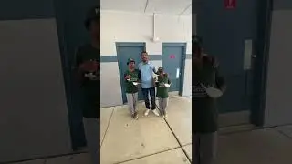 Receiving Trophies From Your Coach⚾️ #shorts #baseball #game #sports #trophy #coach #family #fun