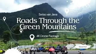 Swiss van Java: Roads Through the Green Mountains of Dieng - 4K Drone Footage