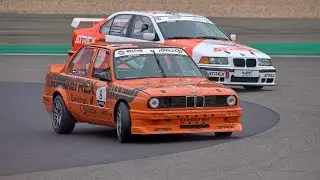 BMW E30 325i VS BMW E36 325i Nürburgring onboard race 2 Belcar Historic Cup Westfalen Trophy
