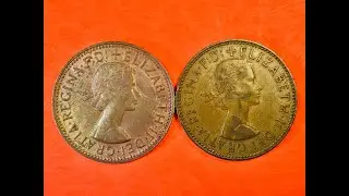 UK 1964 Half Penny - 1964 Australia Half Penny - Same Coin? - United Kingdom -Great Britain Valuable