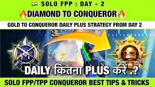 Solo fpp rank push C5S13 || Solo fpp conqueror tips || Solo me top 10 kse kre???