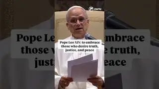 Pope Leo XIV to Diplomats accredited to the Holy See | Truth, Justice and Peace