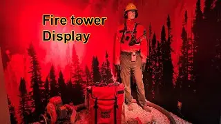 Fire Tower display at Bush Plane Museum Sault Ste Marie Ontario Very cool