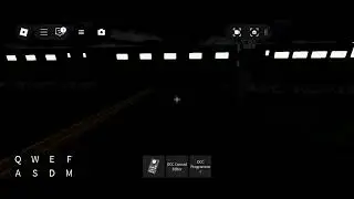 Train passing by at night ambience (shortened)