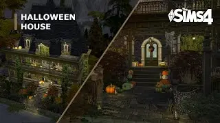 Halloween Home | Sims 4 speed build | No CC