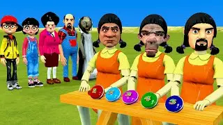 Scary Teacher 3D vs Squid Game Creative Squid Girl Makeup Challenge 6 Times Who Makes Best