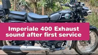 Benelli Imperiale 400 exhaust sound after first service#imperiale400#bikesound
