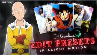 TOP 5 TRENDING EDIT PRESET🔥XML + MATERIALS [ALIGHT MOTION]