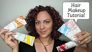 Curlsmith Hair Makeup Tutorial | Temporarily hair color try on haul | Makeup By Design Sara Ortiz