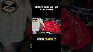 Inflating a Hyside Mini-max Raft witha Blow Pro