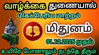மிதுனம் - 😭 வாழ்க்கைத் துணையால் ஏற்படும் மிகப்பெரிய மாற்றம் 💔💔