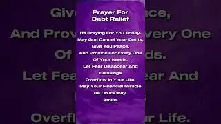 Praying for Your Financial Miracle Today 🙏💰 | Prayer for Debt Relief #divineprayer