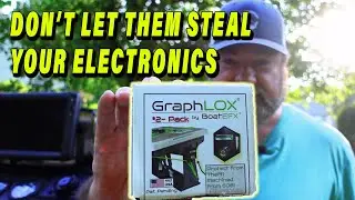 Secure your graph with BoatEFX GraphLOX. Locks for your fish finder