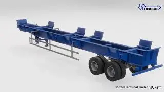 Bolted Terminal Trailer Assembly Animation