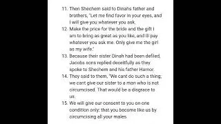 GENESIS 34 NIV AUDIO BIBLE with text