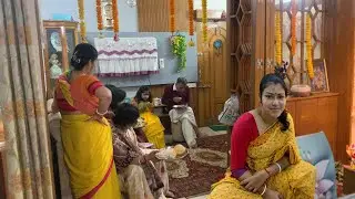 এবার আমাদের বাড়িতে সরস্বতী  পূজা করা  হলো