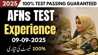 AFNS Initial Test Preparation 2025| AFNS Most Repeated MCQS |AFNS 2025 |Experience 3