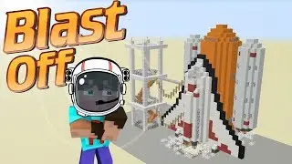 Minecraft | How to make a space shuttle in Minecraft | minecraft build tutorial | Space ship