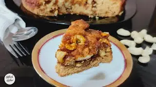 Butterscotch & Nuts Pudding Cake | Christmas Special No oven cake | Tea Cake |