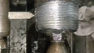 8 feet wali lathe machine pe 10 feet ka axle ko threading. #jugaad