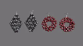 Beaded earrings/ handmade earrings/ DIY earrings/ earrings 